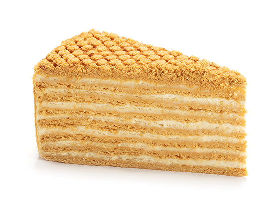 Торт «Медовик классический» (квадратная форма)